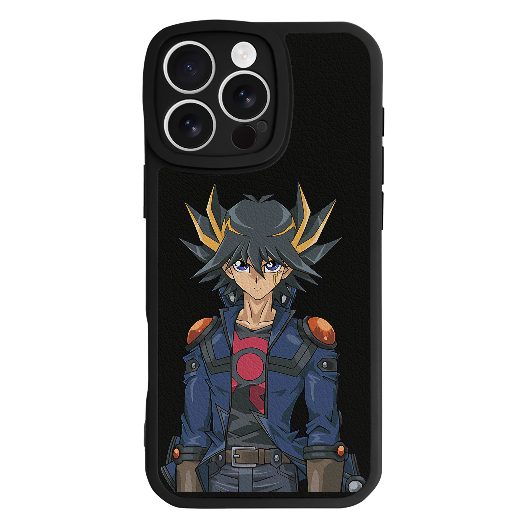 遊☆戯☆王 Yu-Gi-Oh! 【iPhone 16シリーズ対応】シリコンスマホケース（レザー調） 材質：シリコン